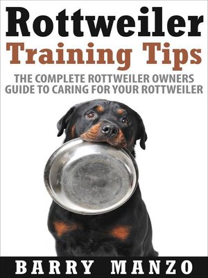 cover image of Rottweiler Training Tips